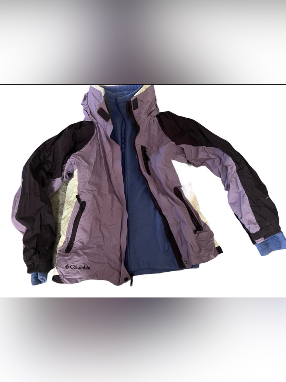 Columbia Girls' Bugaboo snow waterproof jacket size 10-12
